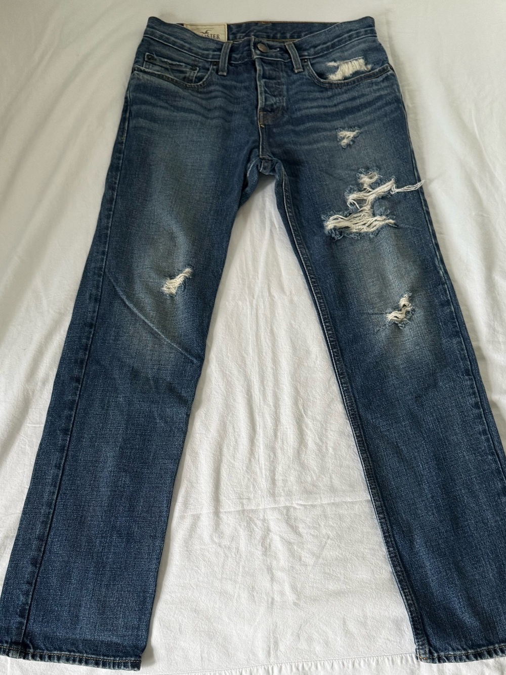 Y2K Hollister men's ripped jeans 28x30